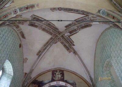 Die Einsiedelei San Leonardo al Lago in der Toskana 6 decke kirche einsiedelei san leonardo al lago_6630