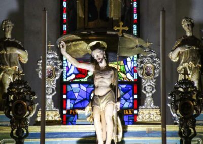 Die Stiftskirche Santa Maria Assunta in Casole d'Elsa (Toskana) 4 hochaltar stiftskirche santa maria assunta casole d'elsa_6416