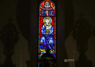 Die Stiftskirche Santa Maria Assunta in Casole d'Elsa (Toskana) 6 hochaltar stiftskirche santa maria assunta casole d'elsa_6418