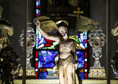 Die Stiftskirche Santa Maria Assunta in Casole d'Elsa (Toskana) 5 hochaltar stiftskirche santa maria assunta casole d'elsa_6420