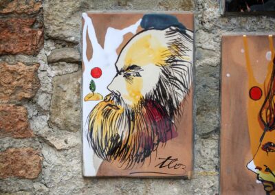 Ein Bummel durch Casole d'Elsa in der Toskana 44 kachelkunst in casole d'elsa toskana_A0523