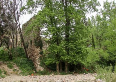 Die Thermalquellen von Petriolo in der Toskana 6 reste petriolo thermalschloss toskana_5576