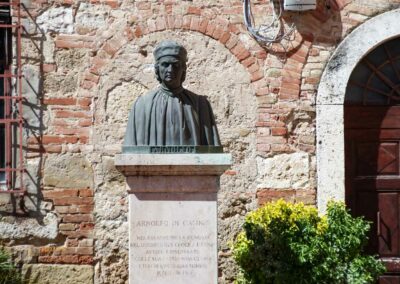 Ein Besuch in Colle Alta - Colle di Val d'Elsa in der Toskana 49 arnolfo di cambio colle val d'elsa_7428