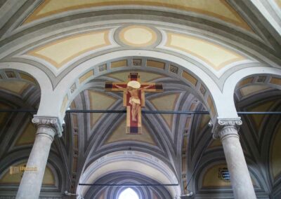 Ein Besuch in Colle Alta - Colle di Val d'Elsa in der Toskana 11 hauptaltar kirche santa caterina colle val d'elsa_7106