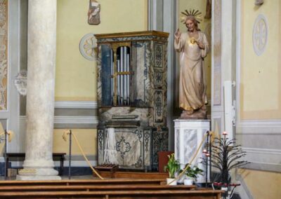 Ein Besuch in Colle Alta - Colle di Val d'Elsa in der Toskana 15 orgel kirche santa caterina colle val d'elsa_A0591