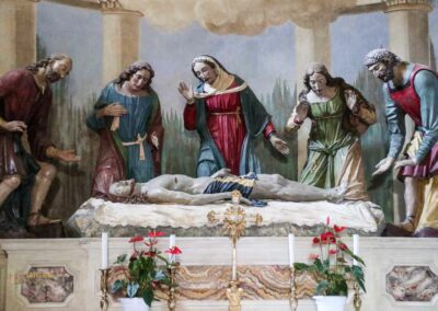 Ein Besuch in Colle Alta - Colle di Val d'Elsa in der Toskana 22 skulpturengruppe die beweinung des toten christus im oratorium der compagnia della croce in colle val d'elsa_7119