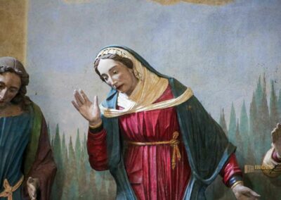 Ein Besuch in Colle Alta - Colle di Val d'Elsa in der Toskana 24 skulpturengruppe die beweinung des toten christus im oratorium der compagnia della croce in colle val d'elsa_A0600