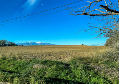 Überwintern an der Costa Blanca - mein Erlebnisbericht 5 fahrt nach spanien blick auf die pyrenaeen_0106