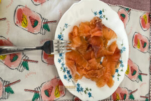 frisch gebeizerter lach ueberwintern in spanien 3A911