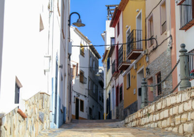 Überwintern in Calpe (Costa Blanca) - Woche 2 93 historische altstadt von finestrat_2795