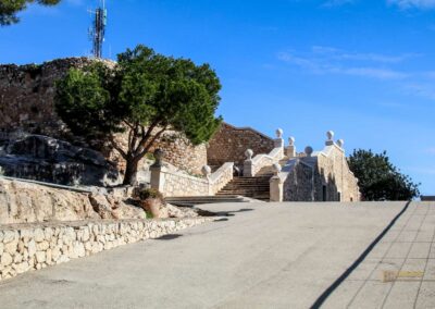 Überwintern an der Costa Blanca - mein Erlebnisbericht 102 burganlage von denia costa blanca_4169