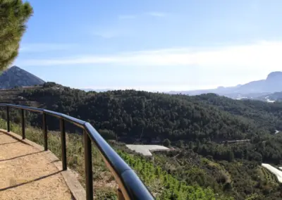 Überwintern an der Costa Blanca in Calpe - Woche 5 106 blicke vom mirador de tarbena_6493