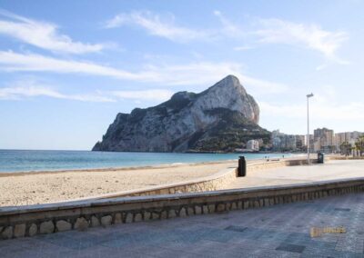 Überwintern an der Costa Blanca in Calpe - Woche 5 6 playa de la fossa calpe_5710