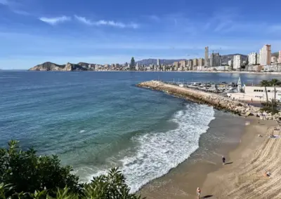 Überwintern an der Costa Blanca in Calpe - Woche 5 47 playa de poniente benidorm_0737