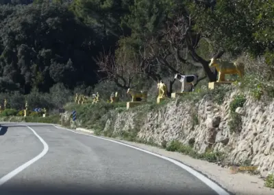 Überwintern an der Costa Blanca in Calpe - Woche 5 99 strasse nach tarbena_0052