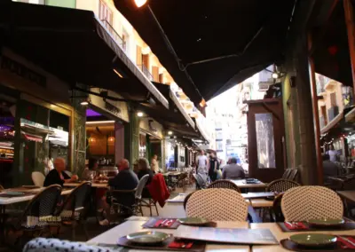 Überwintern an der Costa Blanca in Calpe - Woche 5 65 tapasstrasse in benidorm_6221